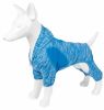 Pet Life Active 'Downward Dog' Heathered Performance 4-Way Stretch Two-Toned Full Body Warm Up Hoodie