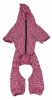 Pet Life Active 'Downward Dog' Heathered Performance 4-Way Stretch Two-Toned Full Body Warm Up Hoodie